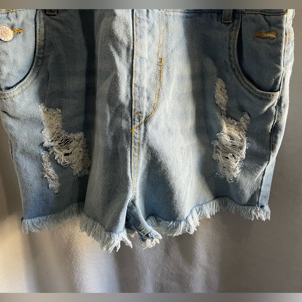 Light Blue Denim Overalls - Picture 5 of 6